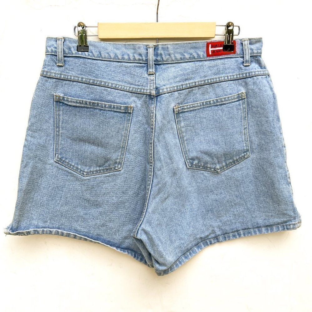 Vintage Halston Jeanswear Denim Jean Shorts